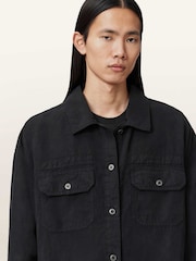AllSaints Korten Shacket - Image 3 of 6