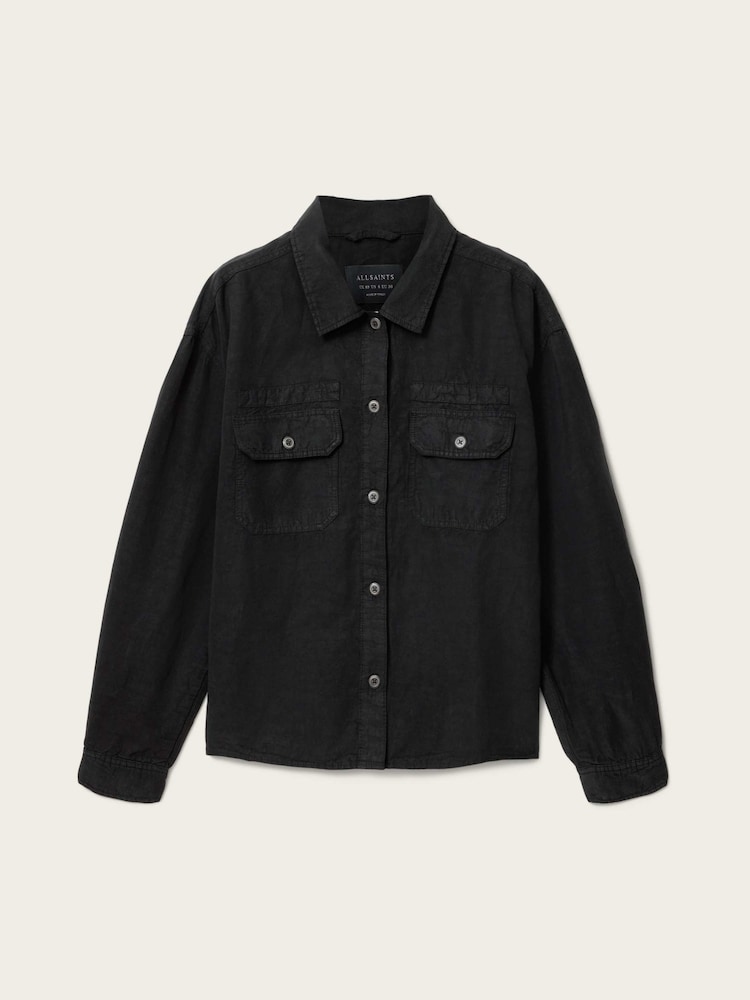 AllSaints Korten Shacket - Image 6 of 6