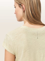 AllSaints Cream Anna T-Shirts - Image 5 of 7