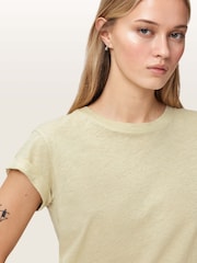 AllSaints Cream Anna T-Shirts - Image 6 of 7