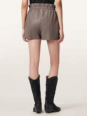 AllSaints Brown Fran Shorts - Image 5 of 8