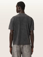 AllSaints Black Sun City Short Sleeve Crew Neck T-Shirt - Image 4 of 6