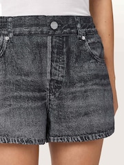 AllSaints Black Tyler Shorts - Image 5 of 7