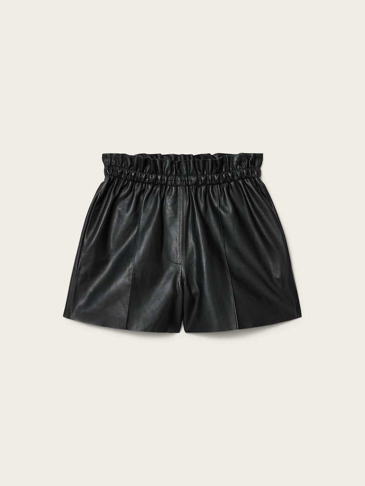 AllSaints Black Fran Shorts - Image 7 of 7 AllSaints Black Fran Shorts - Image 7 of 7