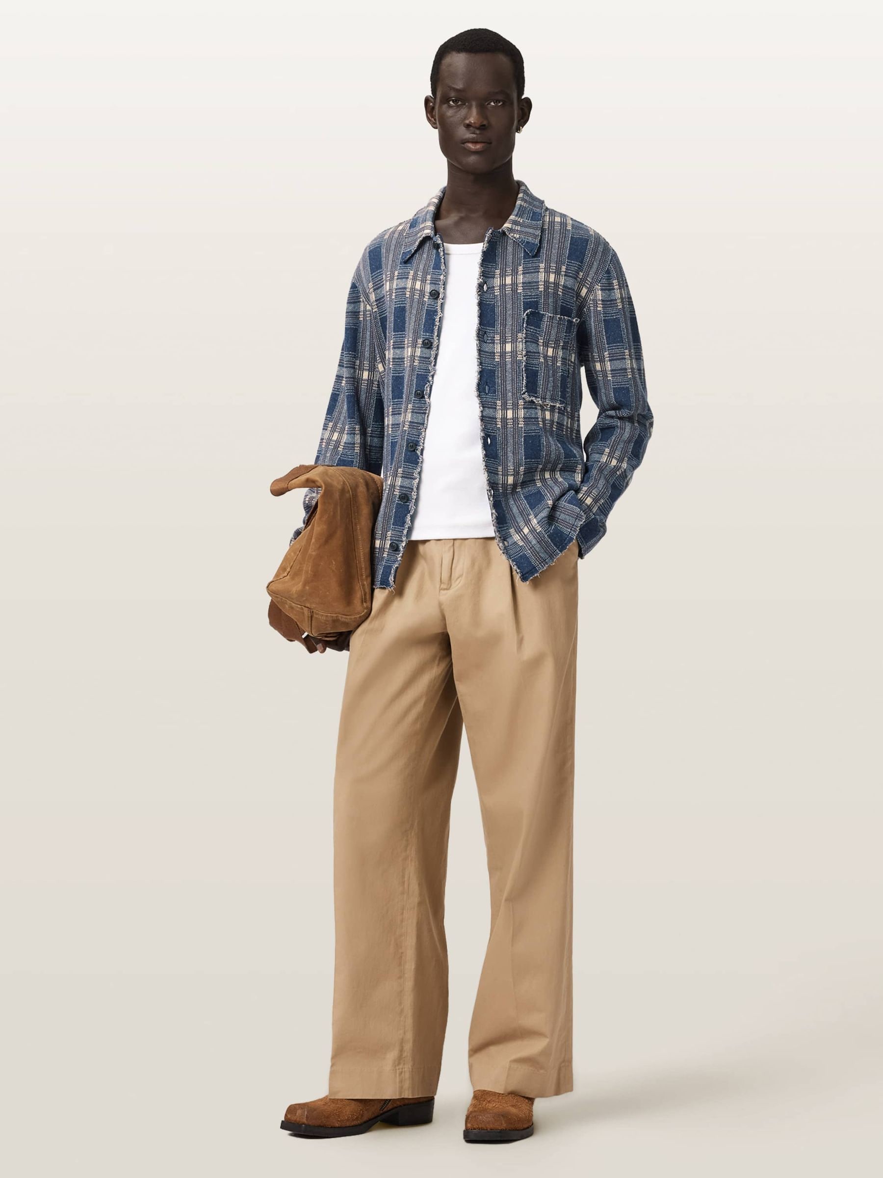 Next：日本 ブルー - AllSaints Solmar カーディガン from Next Japan