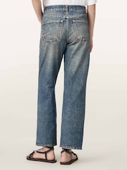 AllSaints Blue Ida Terry Trousers - Image 4 of 7