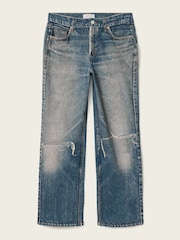 AllSaints Blue Ida Terry Trousers - Image 7 of 7