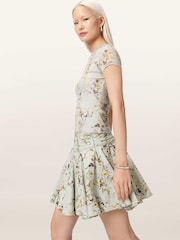 AllSaints Green Tulip Skirt - Image 3 of 6