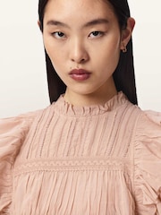 AllSaints Pink Harriet Top - Image 3 of 6