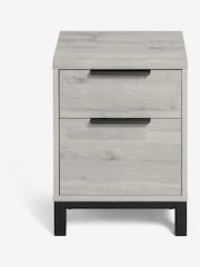 Grey Bronx Oak Effect Side Table - Image 6 of 7