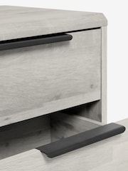 Grey Bronx Oak Effect Side Table - Image 7 of 7