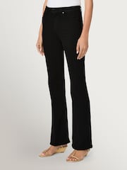 Paige Black Shadow High Rise Laurel Canyon Jeans 32 inch - Image 4 of 6