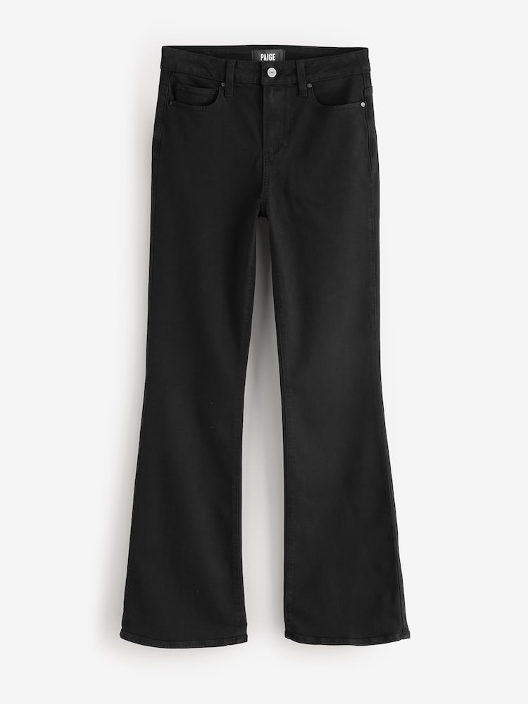 Paige Black Shadow High Rise Laurel Canyon Jeans 32 inch - Image 6 of 6 Paige Black Shadow High Rise Laurel Canyon Jeans 32 inch - Image 6 of 6