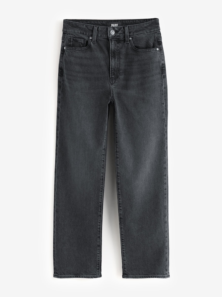 Paige Skyline Fog Stevie Ankle High Rise Cropped Straight Leg Jeans - Image 6 of 6 Paige Skyline Fog Stevie Ankle High Rise Cropped Straight Leg Jeans - Image 6 of 6