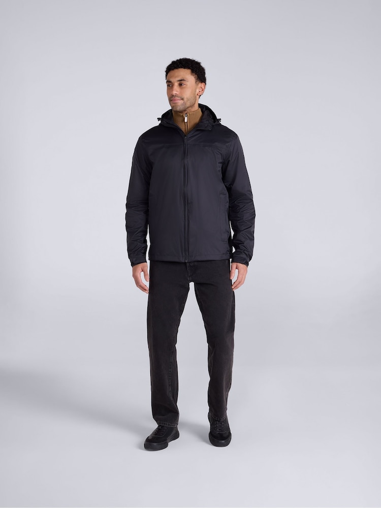 أسود - Animal Torrent Lightweight Waterproof Jacket - Image 2 of 4