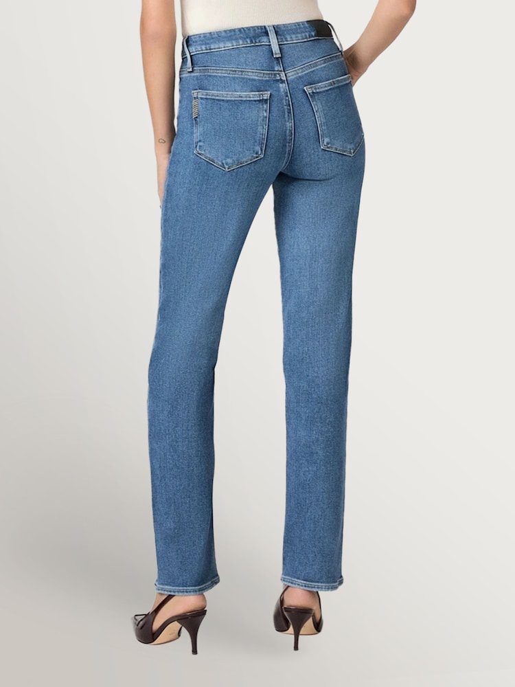 Paige Blue Mason 32" Mid Rise Straight Leg Jeans in Antica - Image 2 of 6