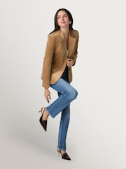Paige Blue Mason 32" Mid Rise Straight Leg Jeans in Antica - Image 6 of 6