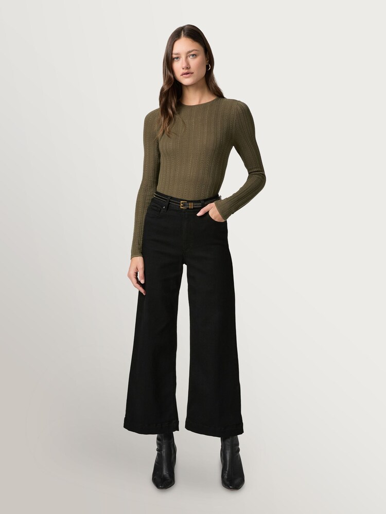Paige Anessa High Rise Wide Leg Jeans - Immagine 1 di 5