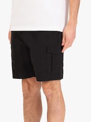 Luke 1977 Black Techshort Black Cargo Shorts - Image 3 of 7