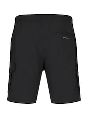 Luke 1977 Black Techshort Black Cargo Shorts - Image 5 of 7
