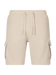 Luke 1977 Cream Omar Stone Cargo Shorts - Image 4 of 7