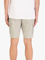 Luke 1977 Cream Techshort Stone Cargo Shorts - Image 2 of 7