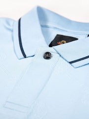 Luke 1977 Blue Saxon Sky Polo Shirt - Image 6 of 6