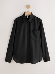 Black N.Premium Long Sleeve Shirt with Silk - Image 4 of 6