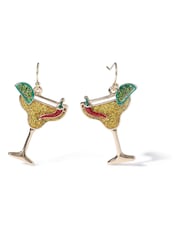 Aela Yellow Spicy Margarita Cocktail Earrings - Image 1 of 2