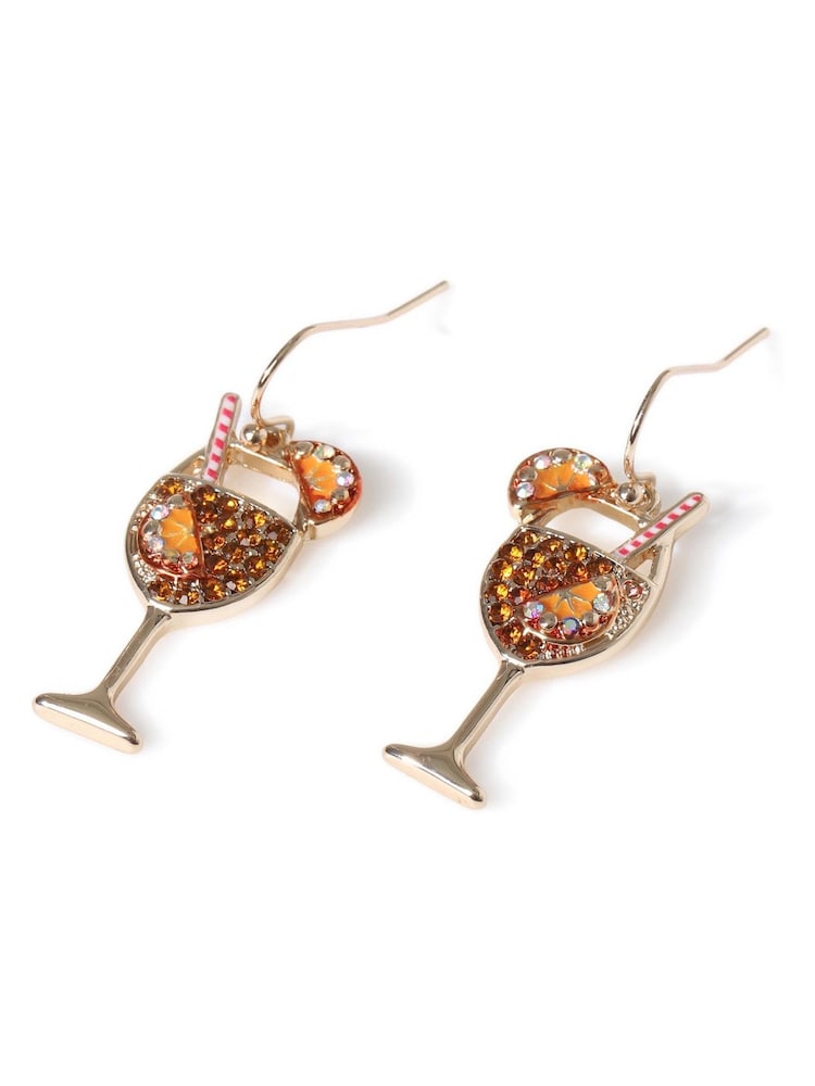 Pendientes de cóctel Aela Naranja Spritz - Imagen 2 de 2