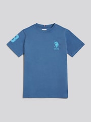 U.S. Polo Assn Blue Player 3 T-Shirt - Image 7 of 11