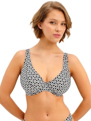 Freya Black Koh Tao Underwire High Apex Bikini Top - Image 1 of 4