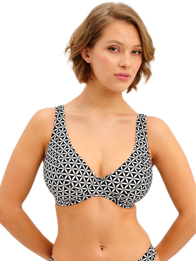 Freya Black Koh Tao Underwire High Apex Bikini Top - Image 1 of 4