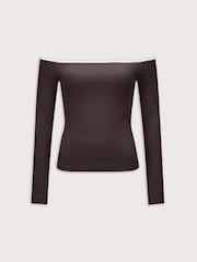 Tala Brown 365 Sculpting Lounge Contrast Top - Image 3 of 4