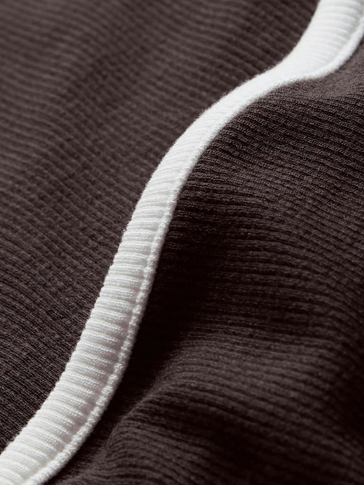 Tala Brown 365 Sculpting Lounge Contrast Top - Image 4 of 4