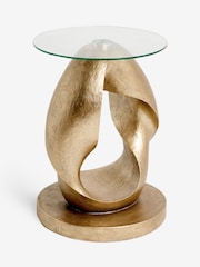 Gold Loop Resin Bedside Table - Image 3 of 5