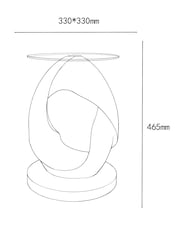 Gold Loop Resin Bedside Table - Image 5 of 5