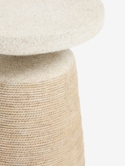 Natural Nautical Rope Resin Bedside Table - Image 4 of 5