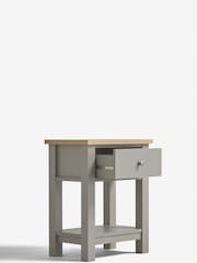 Dove Grey Malvern 1 Drawer Bedside Table - Image 3 of 7