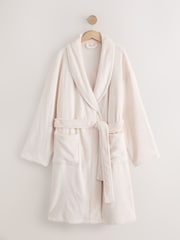 Neutral Supersoft Dressing Gown - Image 4 of 6