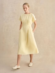 Hobbs Yellow Aliya Dress - Image 2 of 4