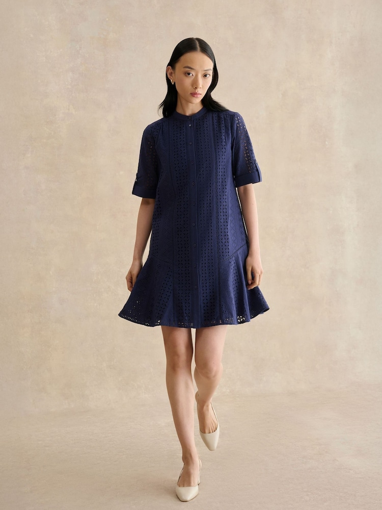Hobbs Blue Jasmine Dress - Image 1 of 3