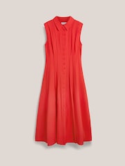 Hobbs Red Burghley Dress - Image 6 of 6