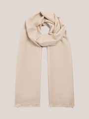 Hobbs White Matilda Shimmer Scarf - Image 1 of 2