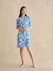 Hobbs Blue Lucille Dress - Image 1 of 3