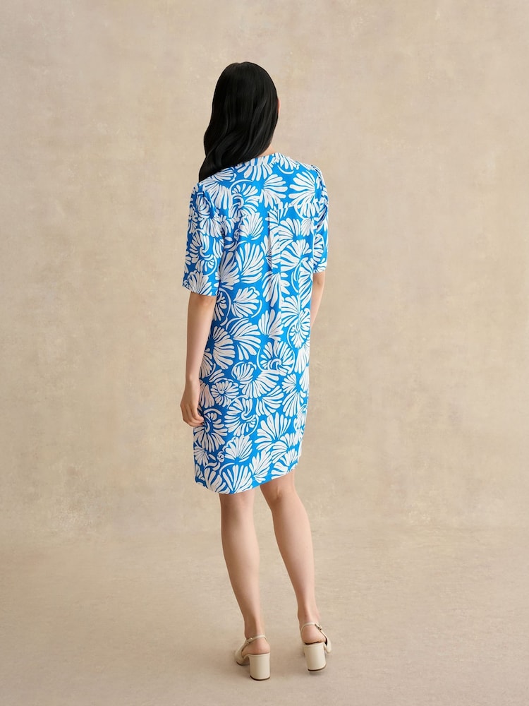 Hobbs Blue Lucille Dress - Image 2 of 3 Hobbs Blue Lucille Dress - Image 2 of 3