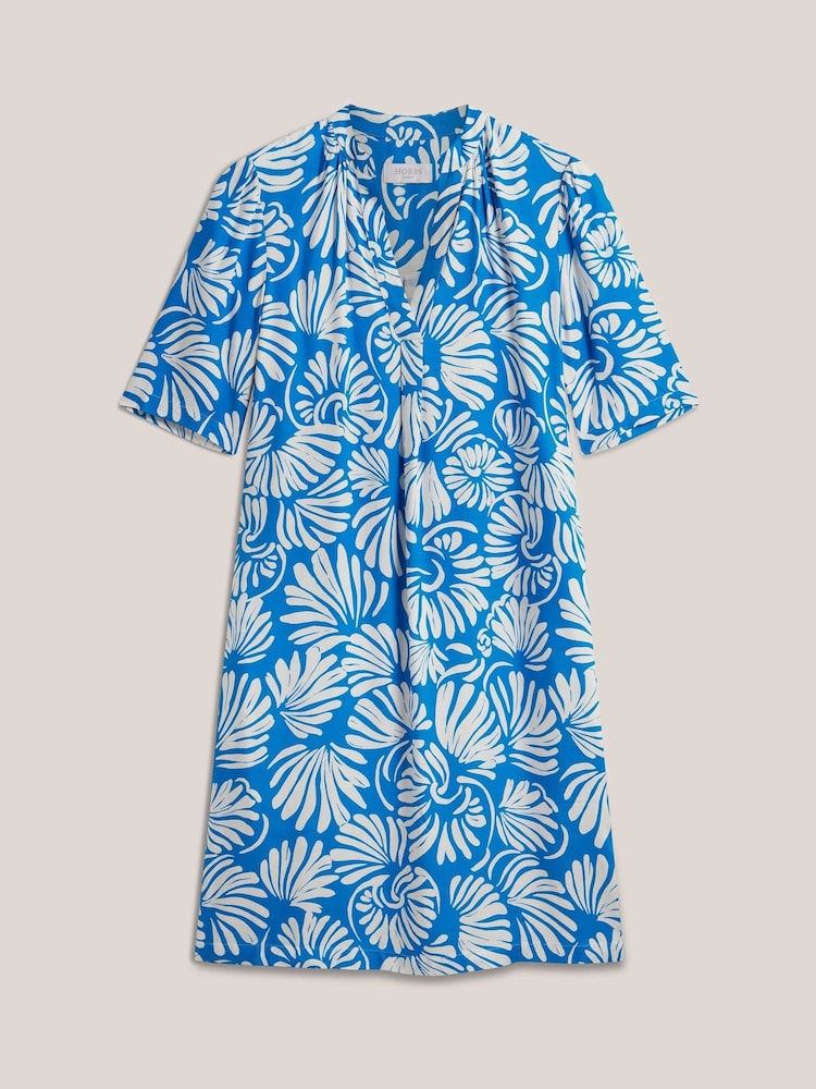 Hobbs Blue Lucille Dress - Image 3 of 3 Hobbs Blue Lucille Dress - Image 3 of 3