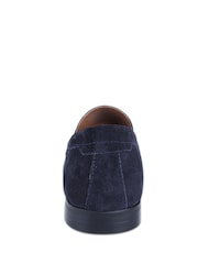 Off The Hook Blue Emerson Suede Tassel Loafers - Image 4 of 6