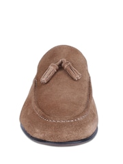 Off The Hook Natural Emerson Suede Tassel Loafers - Image 6 of 6