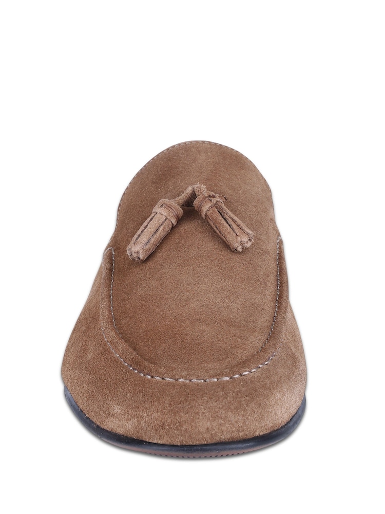 Off The Hook Natural Emerson Suede Tassel Loafers - Image 6 of 6 Off The Hook Natural Emerson Suede Tassel Loafers - Image 6 of 6